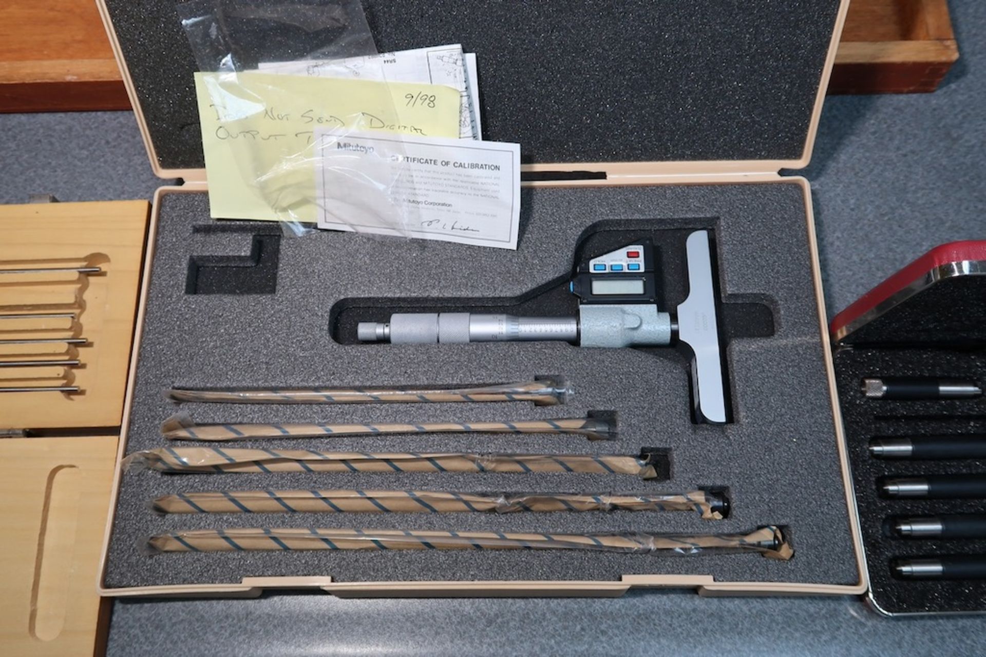 (3) Depth Micrometers with ID Micrometer - Image 3 of 4