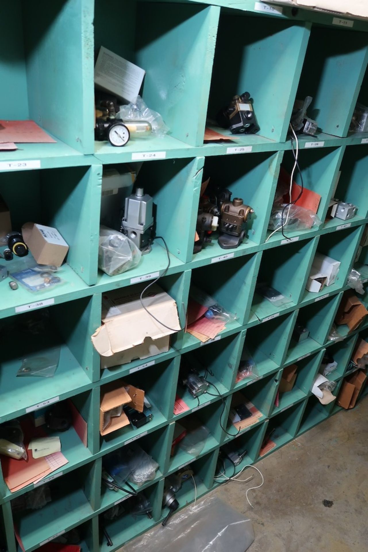 Contents of Parts Storage Mezzanine, Including (18) Stanley Vidmar Heavy Duty Storage Cabinets, Shel - Image 108 of 111