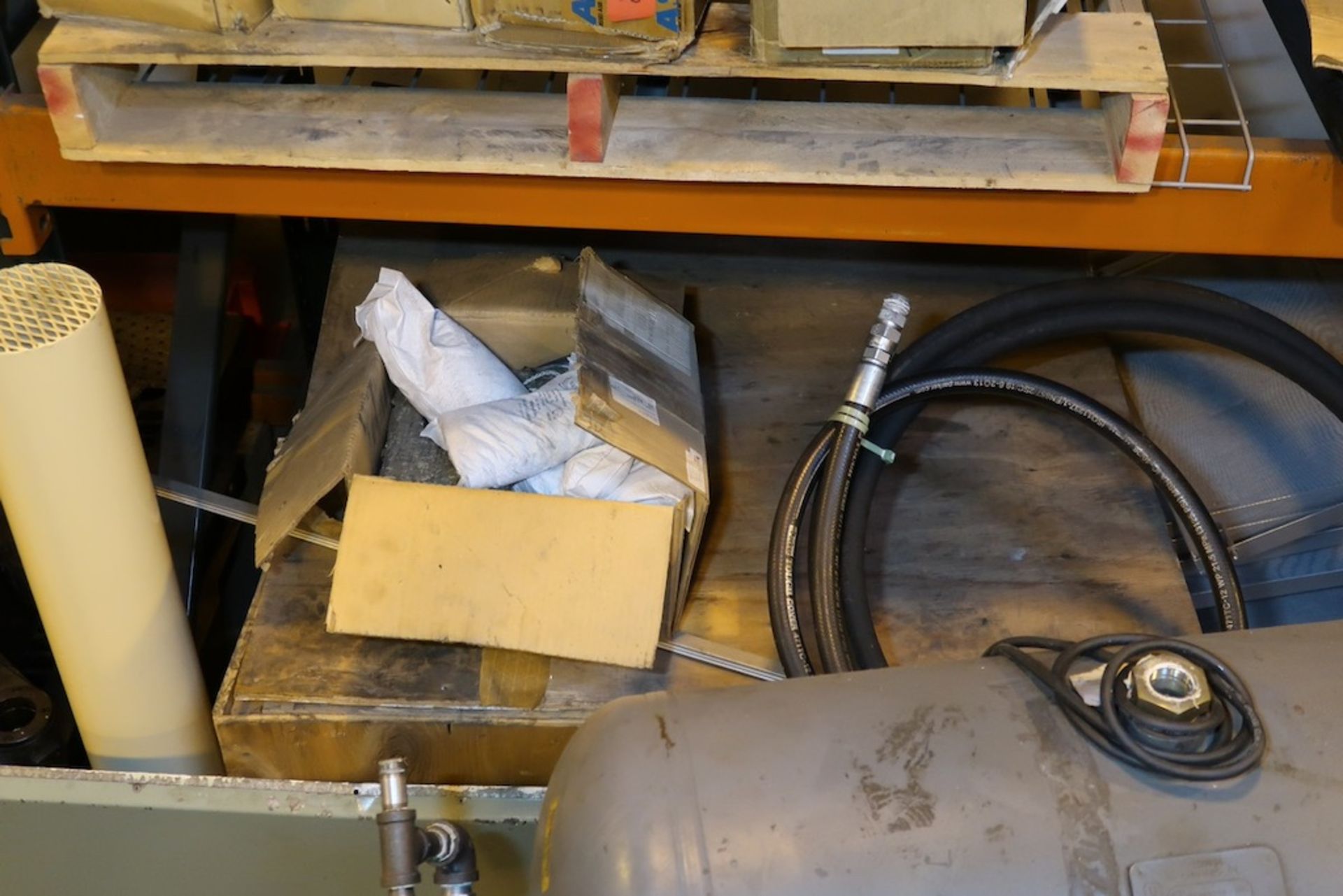Contents of (1) Sections of Pallet Racking, Including Misc. Machine Parts, Blower, Etc. - Image 6 of 8
