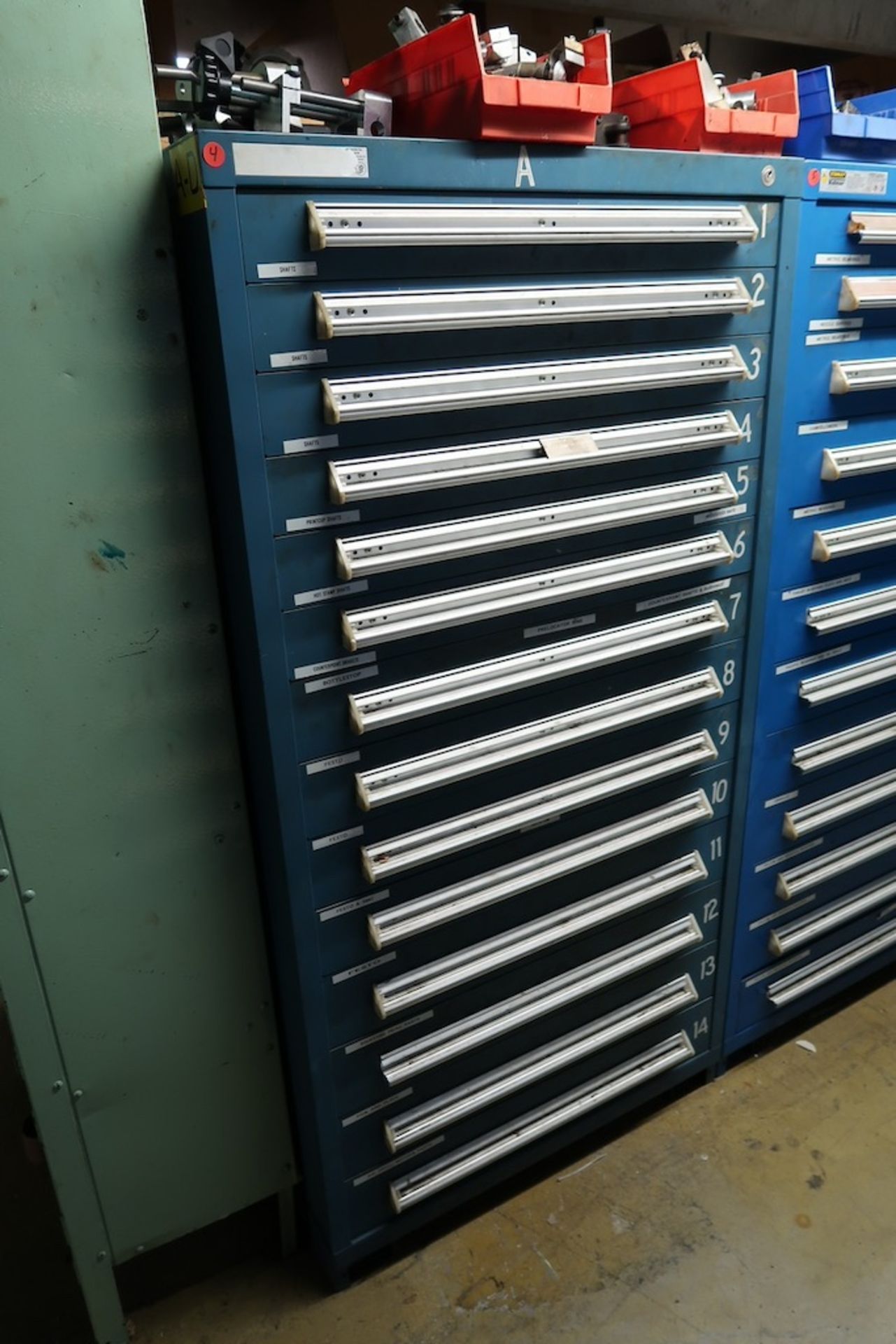 Contents of Parts Storage Mezzanine, Including (18) Stanley Vidmar Heavy Duty Storage Cabinets, Shel - Image 12 of 111