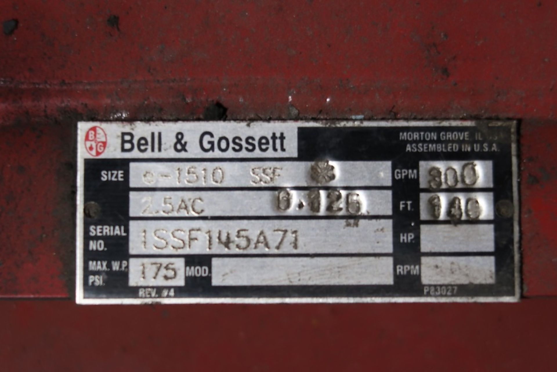 Bell & Gossett 15HP Centrifugal Pump - Image 3 of 3