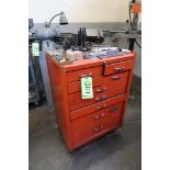 9-Drawer Tool Cart with Assorted Mill Set-Up Tooling and Hardware, Etc.