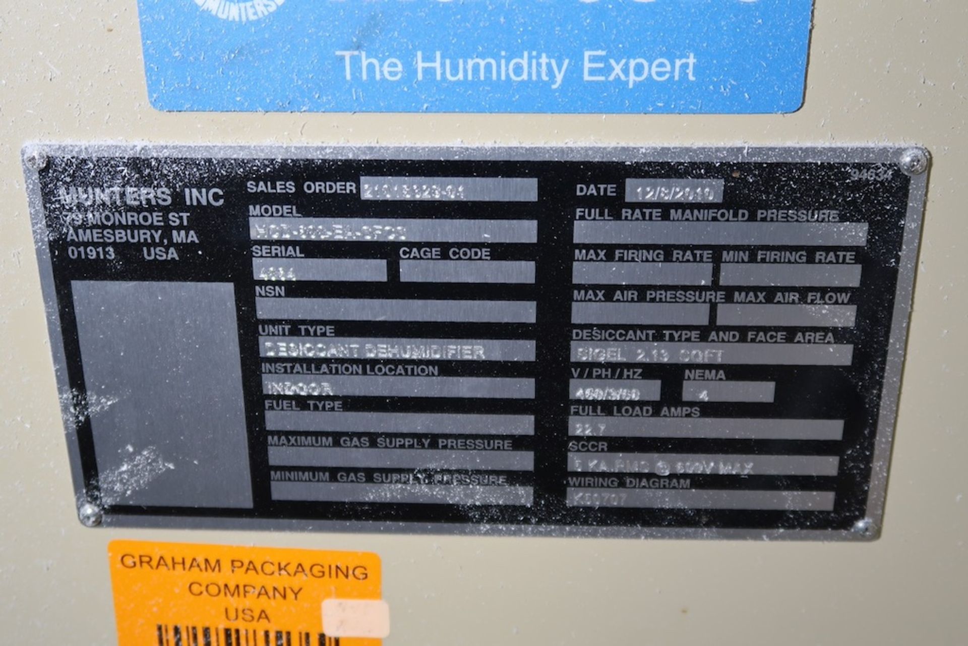 Munters Dehumidifier, New in 2015 - Image 4 of 4