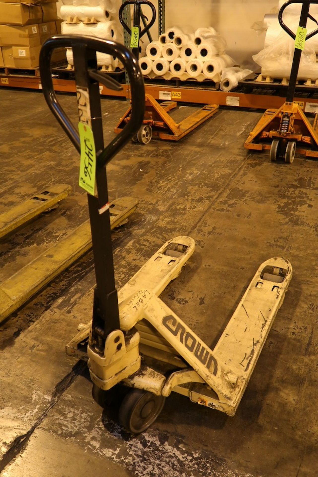 Crown PTH50 5,000-Lb. Short Fork Pallet Jack