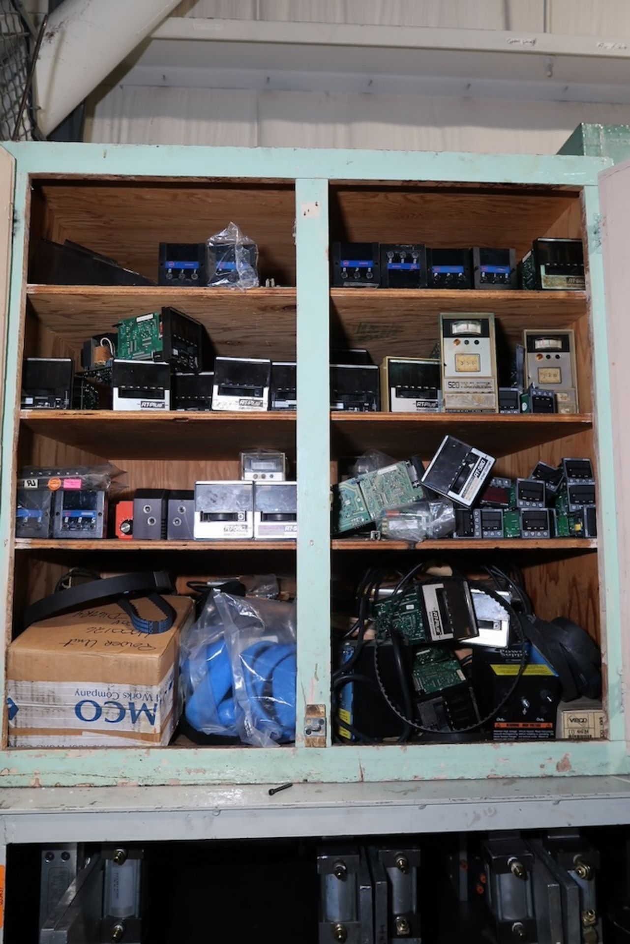 Contents of Maint. Cage, Including (15) Sections of Racking, of Misc Machine Spare Parts, Etc. - Image 4 of 50