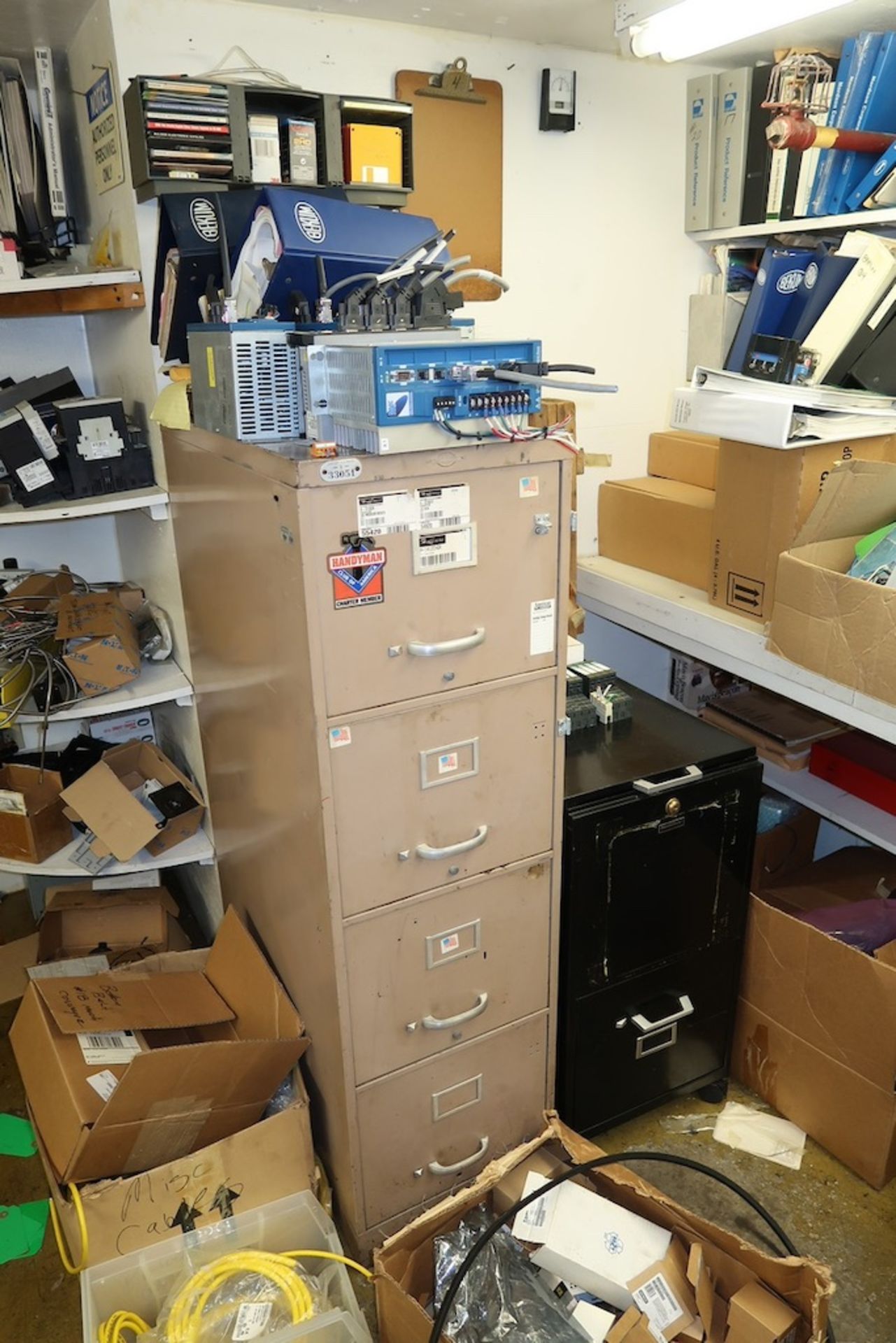 Contents of Spare Parts Room, Including Drives, Digital Counters, Filter Elements, Etc. - Image 17 of 35