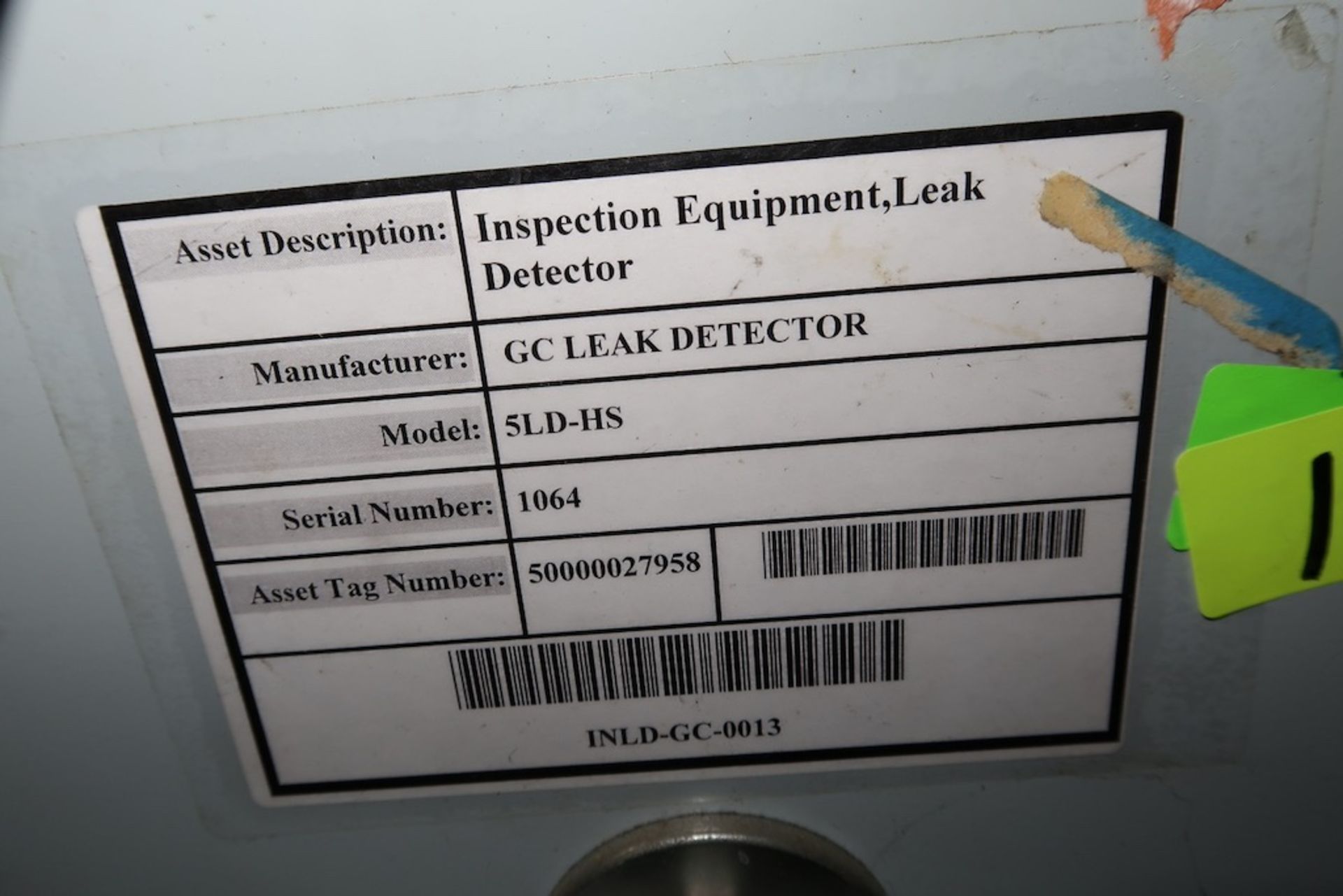 GC Leak Detectors 5LD-HS Leak Detector with Conveyor - Image 5 of 5