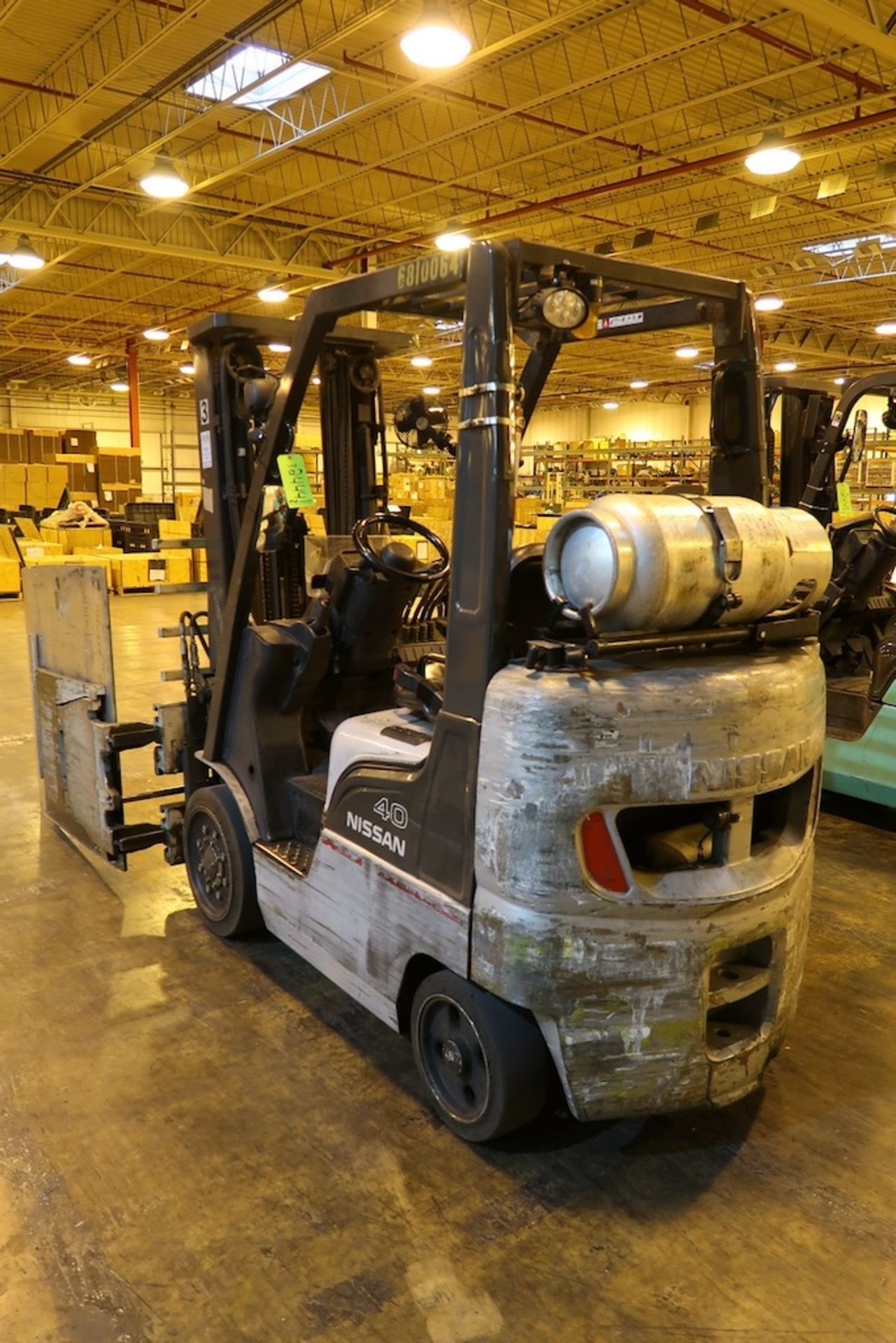 Nissan 3400-Lb. LP Fork Lift Truck - Image 9 of 13