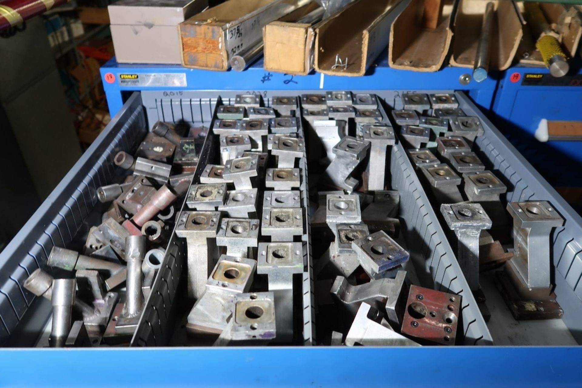 Contents of Parts Storage Mezzanine, Including (18) Stanley Vidmar Heavy Duty Storage Cabinets, Shel - Image 61 of 111