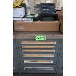 Vidmar 6-Drawer Heavy Duty Storage Cabinet with Assorted Contents