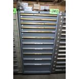 Lista 11-Drawer Heavy Duty Storage Cabinet with Large Assortment of Bearings