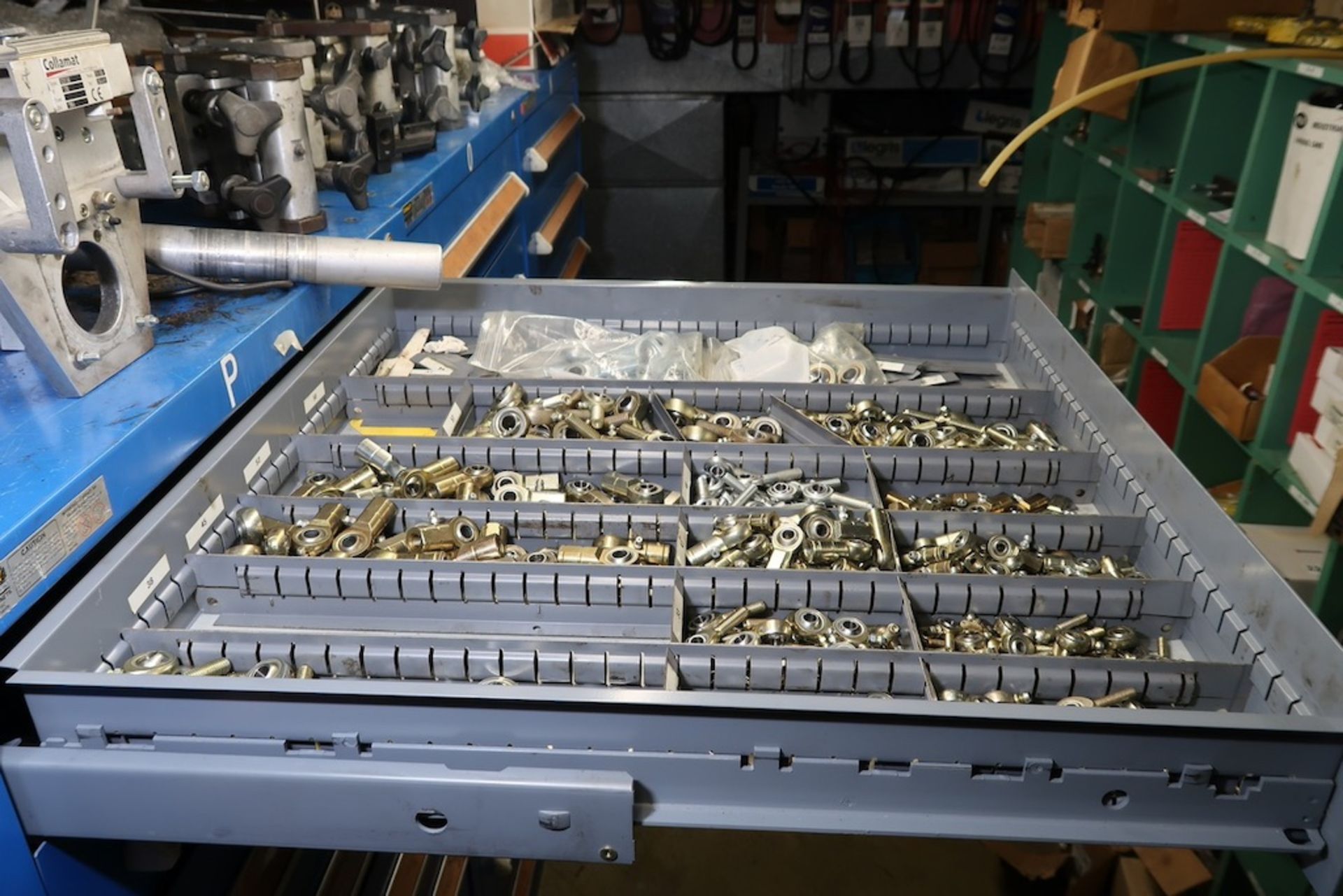 Contents of Parts Storage Mezzanine, Including (18) Stanley Vidmar Heavy Duty Storage Cabinets, Shel - Image 89 of 111