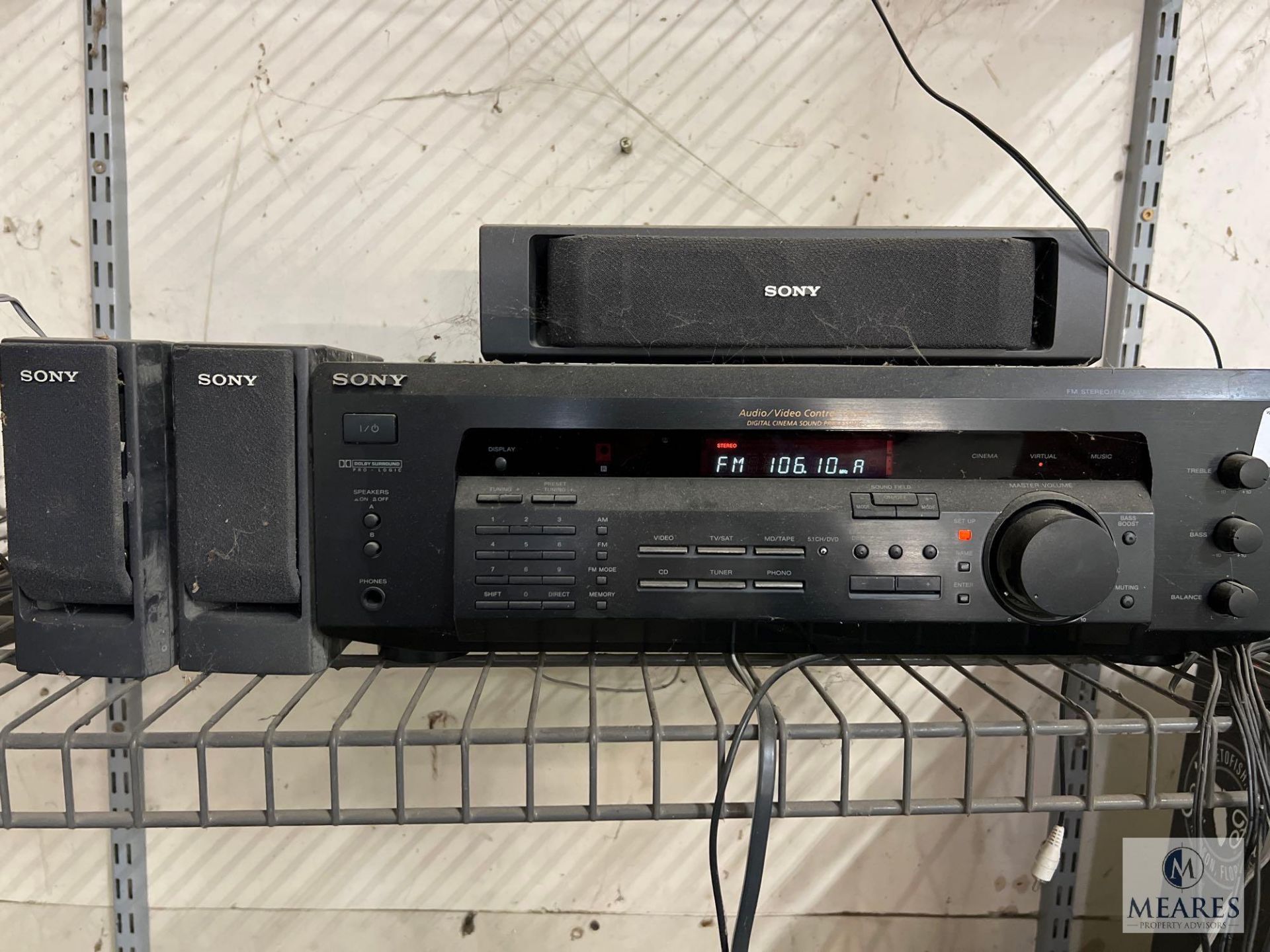 SONY Stereo with Speakers - Image 2 of 3