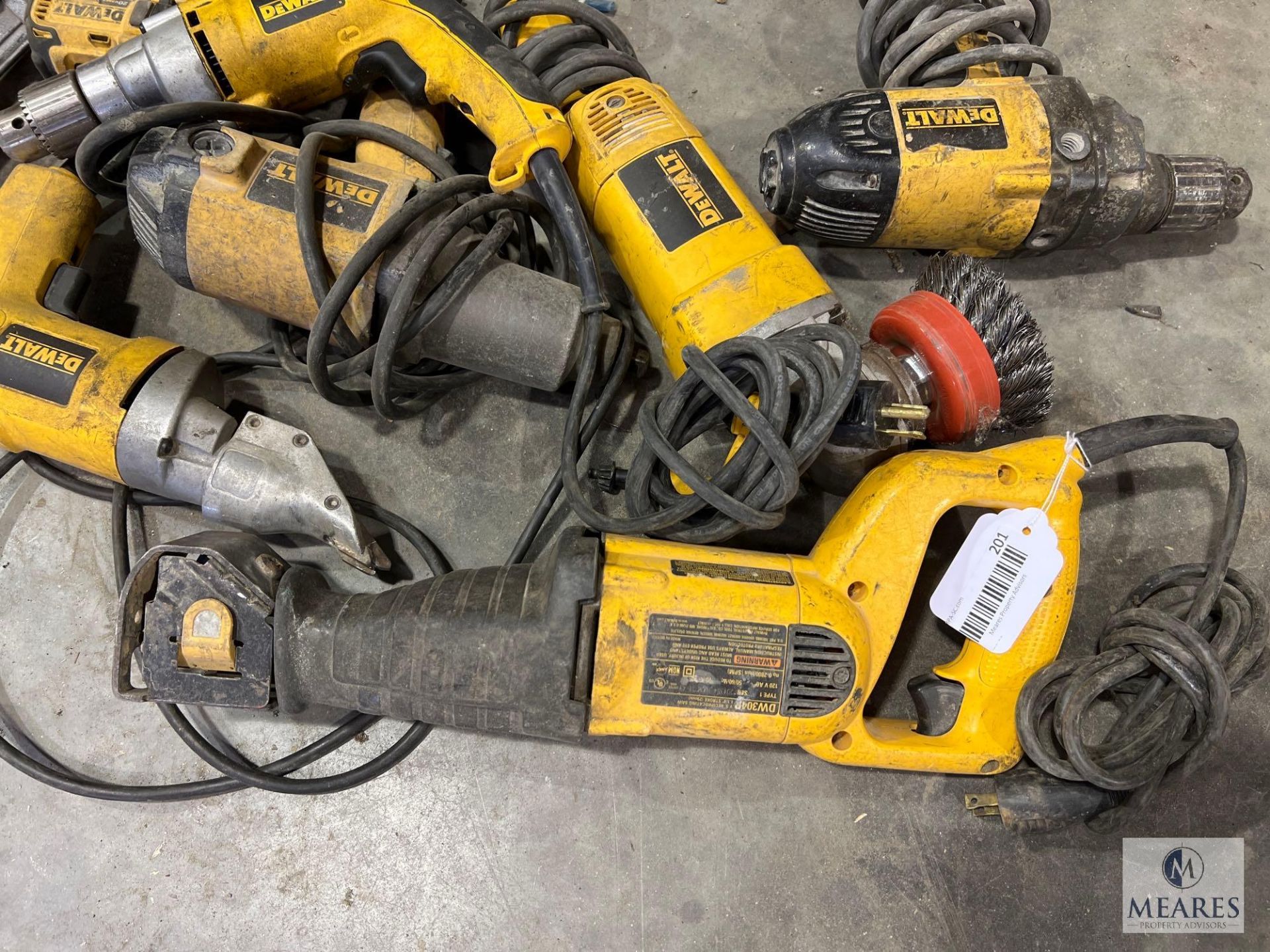 Large DeWalt Corded and Cordless Tool Lot - Image 4 of 5