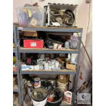 Shelf and Contents - Automotive Belts, Filters, Wire, Parts