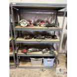 Shelf and Contents - Large Lot of Corded Power Tools