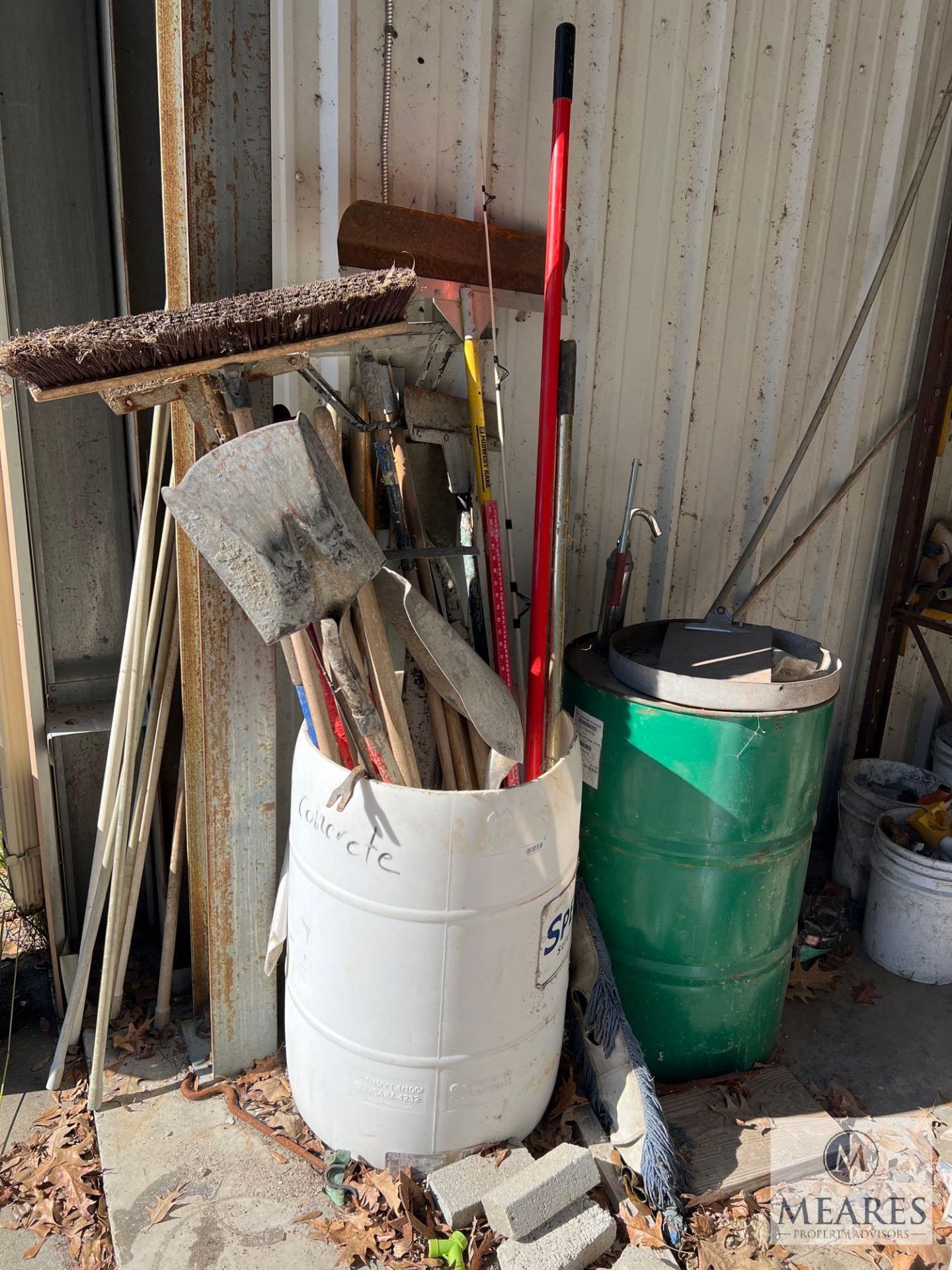 Bucket of Yard and Shop Tools