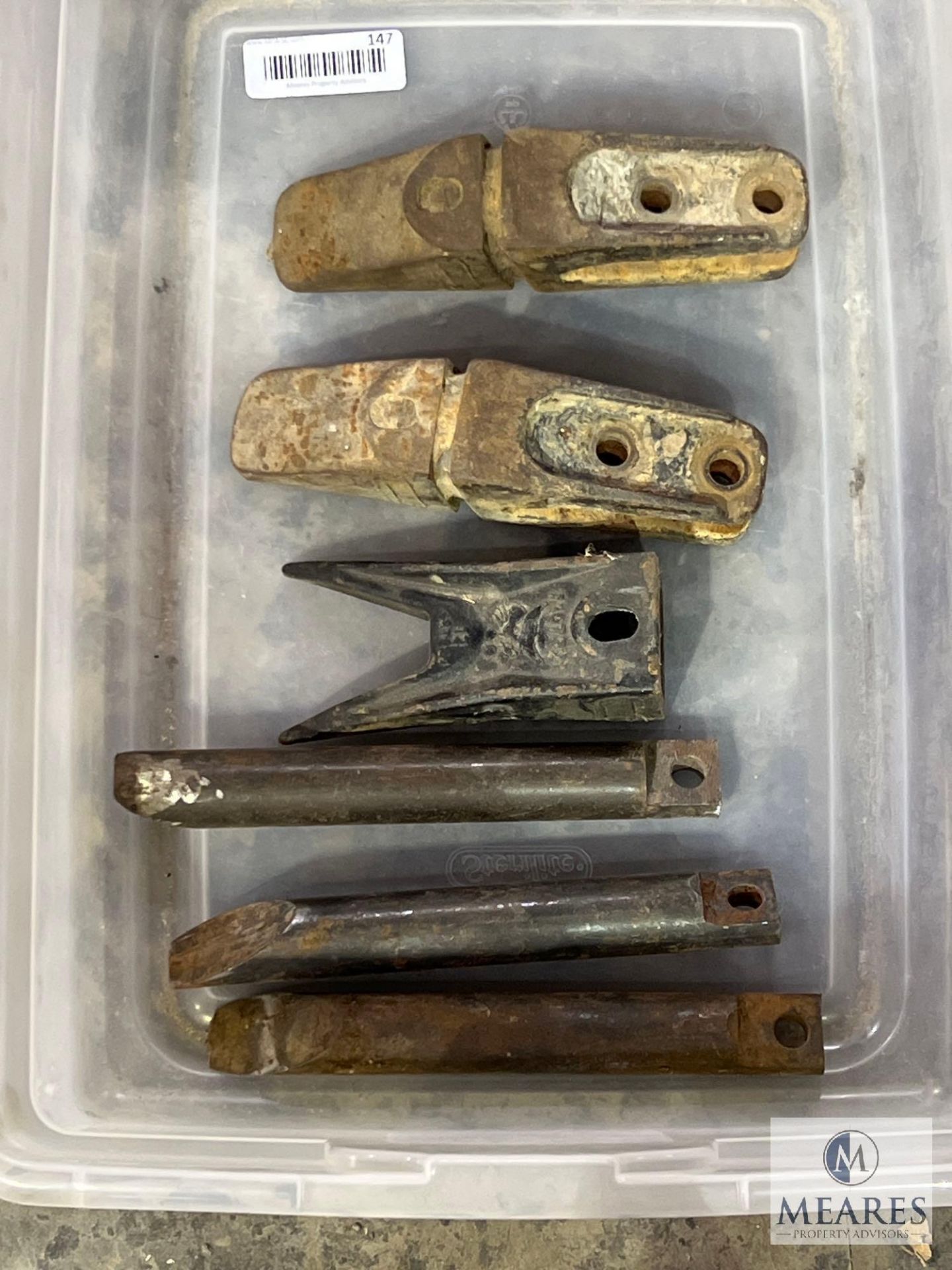 Group of Bucket Teeth and Chisels