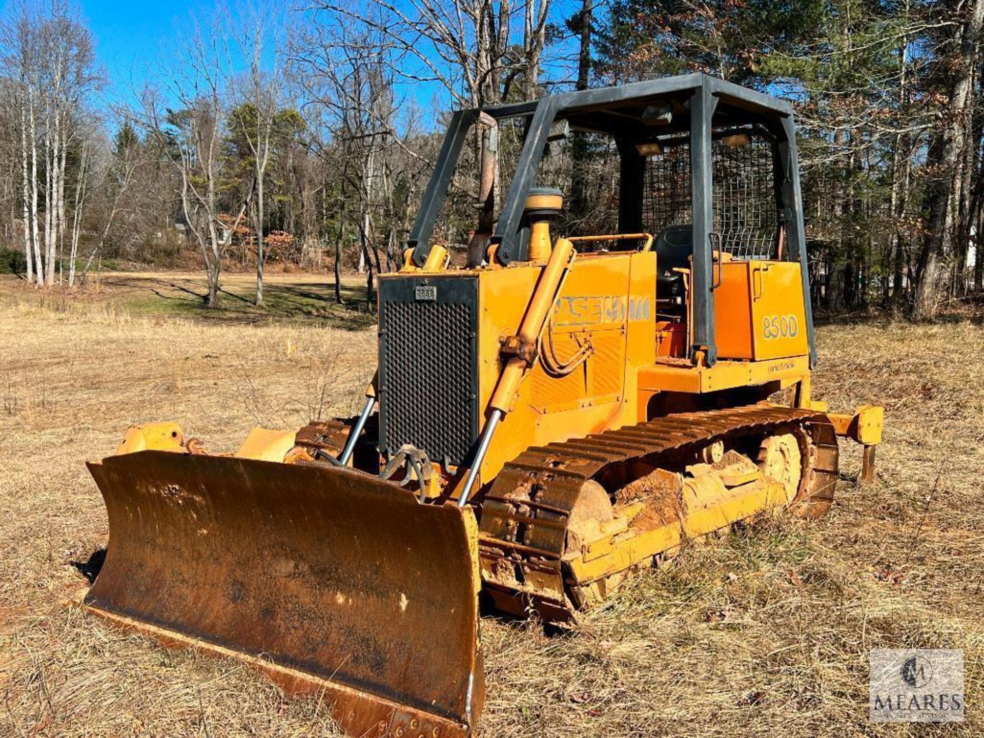 Case 850D Track Loader with Scrape and Rear Plow