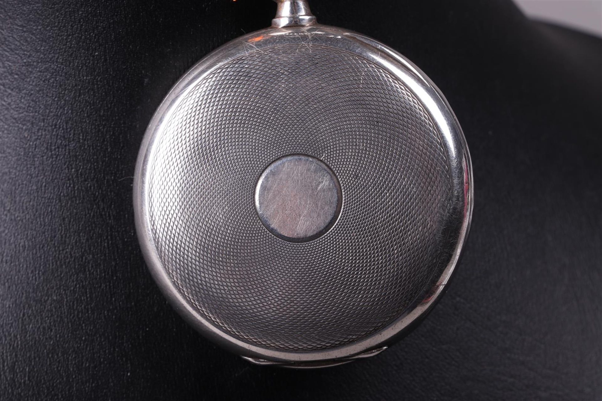 A silver (800/1000) Omega pocket watch with seconds indication. serial number 7855574 - Bild 3 aus 5