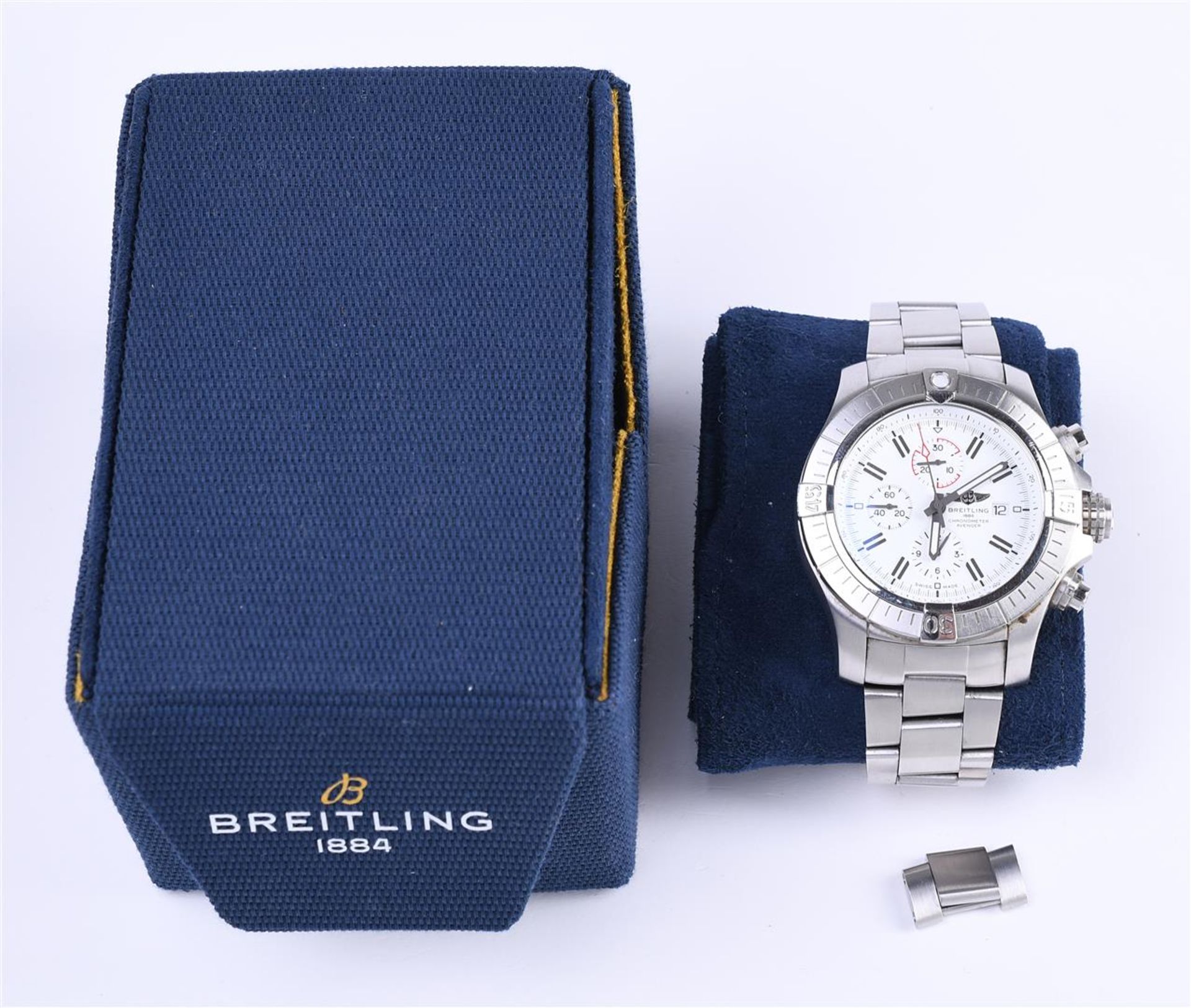Breitling Super Avenger Chronograph 48 White Limited Edition. including box and papers - Bild 6 aus 7
