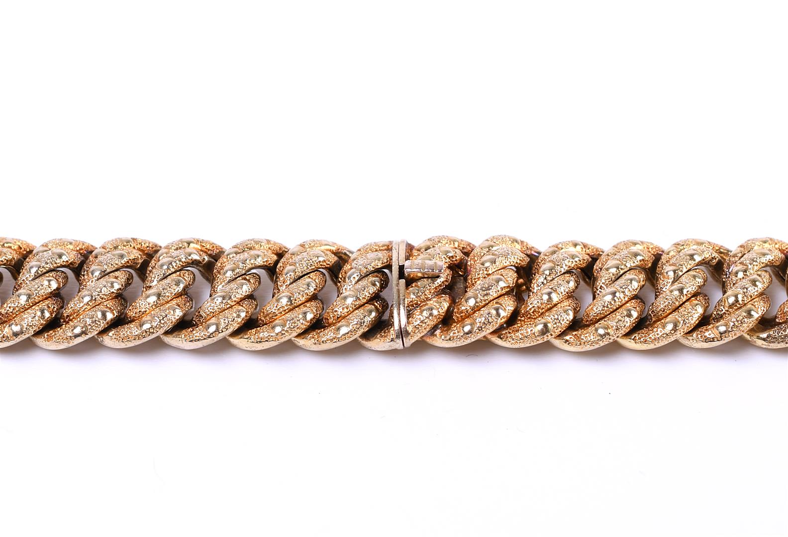 14 kt yellow gold braided gourmet necklace - Image 5 of 6