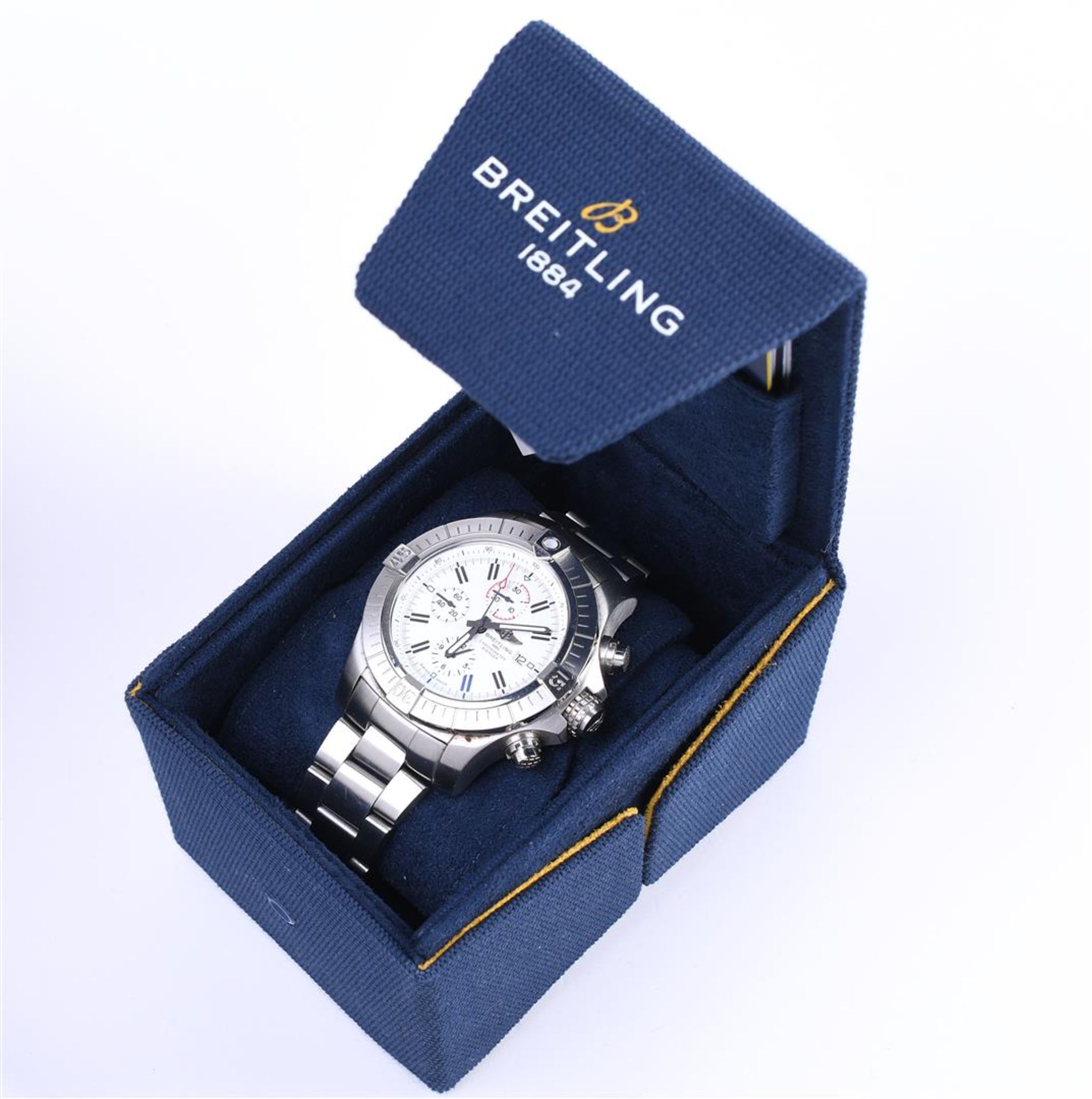 Breitling Super Avenger Chronograph 48 White Limited Edition. including box and papers - Bild 7 aus 7