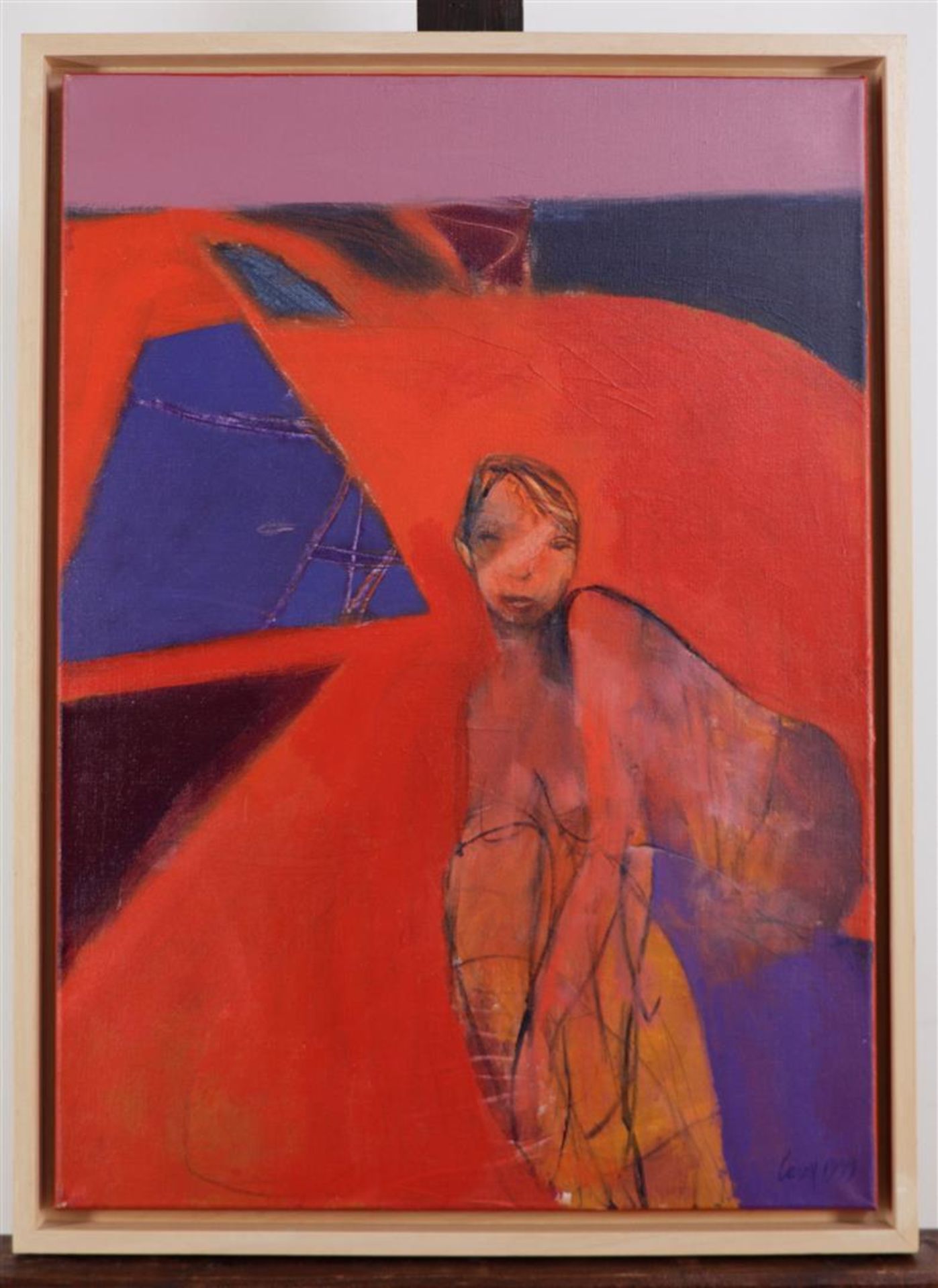 Michael Lasoff (b. 1948), 'Molten Flame', acrylic on canvas,
70 x 50 cm. - Bild 2 aus 4