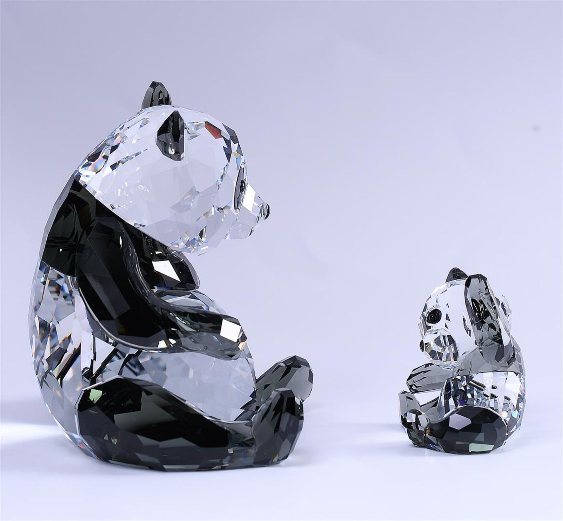 Swarovski, Panda mother with cub, year of publication 2015, design by Tord Boontje, 5063690. Include - Bild 4 aus 6