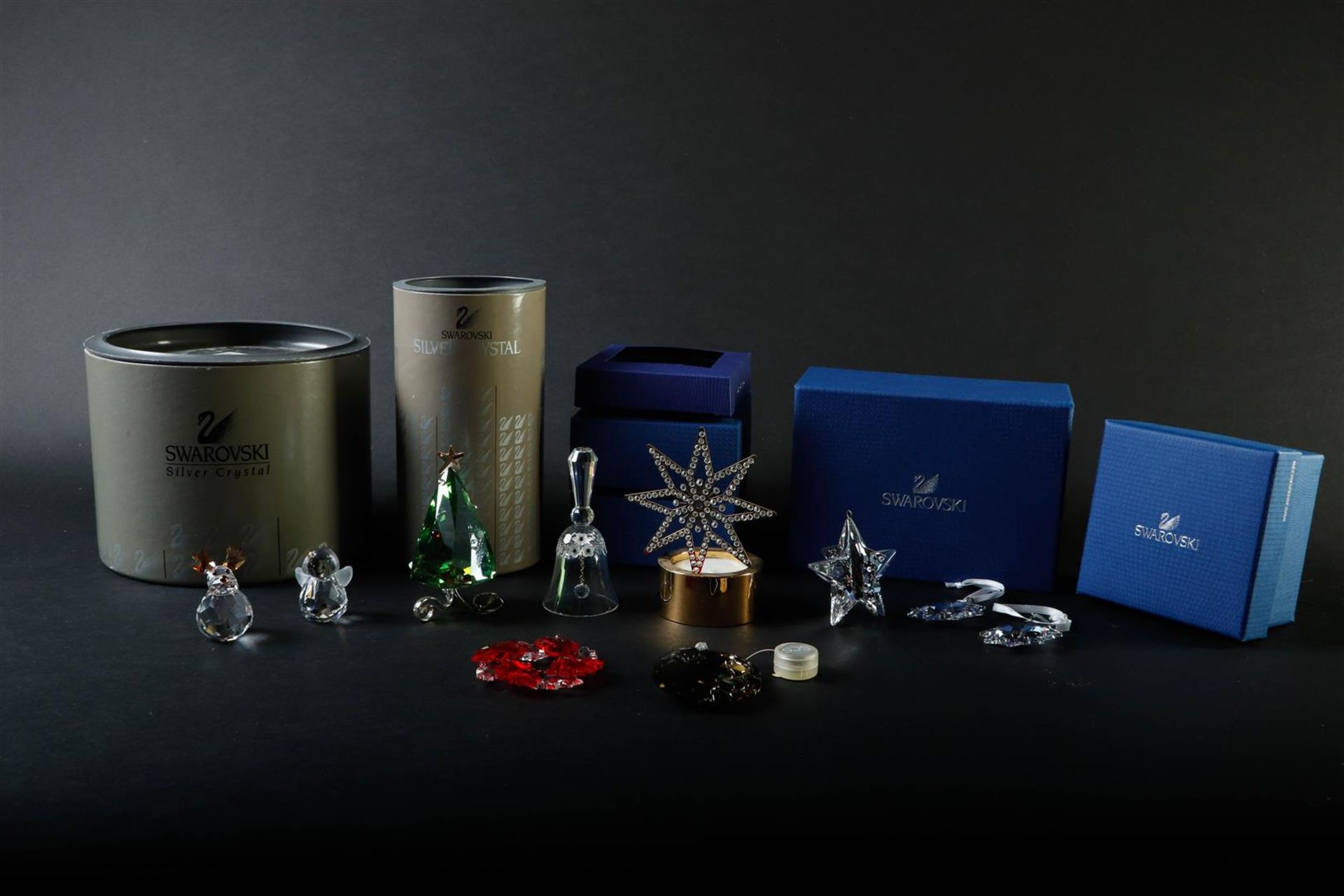 Swarovski, lot of various Christmas ornaments. In original box. - Image 3 of 3