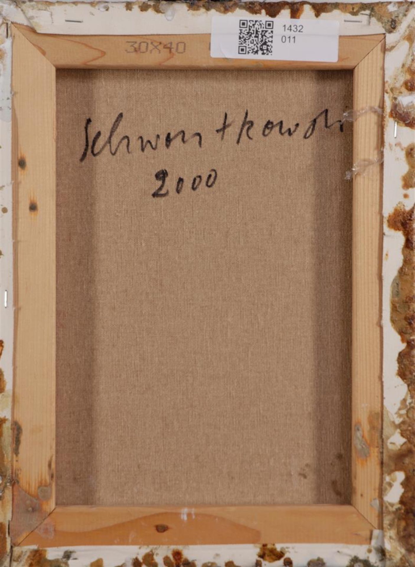 Norbert Schwontkowski (Bremen 1949 - 2016), Other title, signed and dated '2000' (verso), oil on can - Image 2 of 2