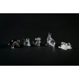 Swarovski, lot of various animals including a turtle and mouse. In original box.