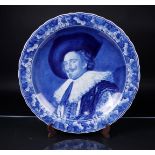 A Frans Hals dish, depicting: The laughing cavalier after the original from 1624 in The Wallace Coll