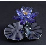 Swarovski, Water Lily - Blue Violet, Year of issue 2012, 1141630. Includes original box.
7.3 x 10.8 