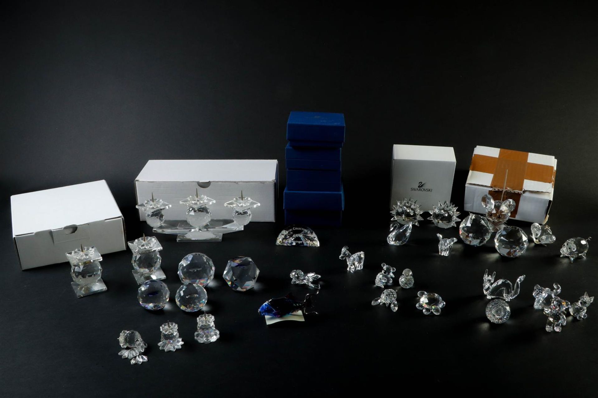 Swarovski, lot with various figures and candlesticks. - Image 2 of 2