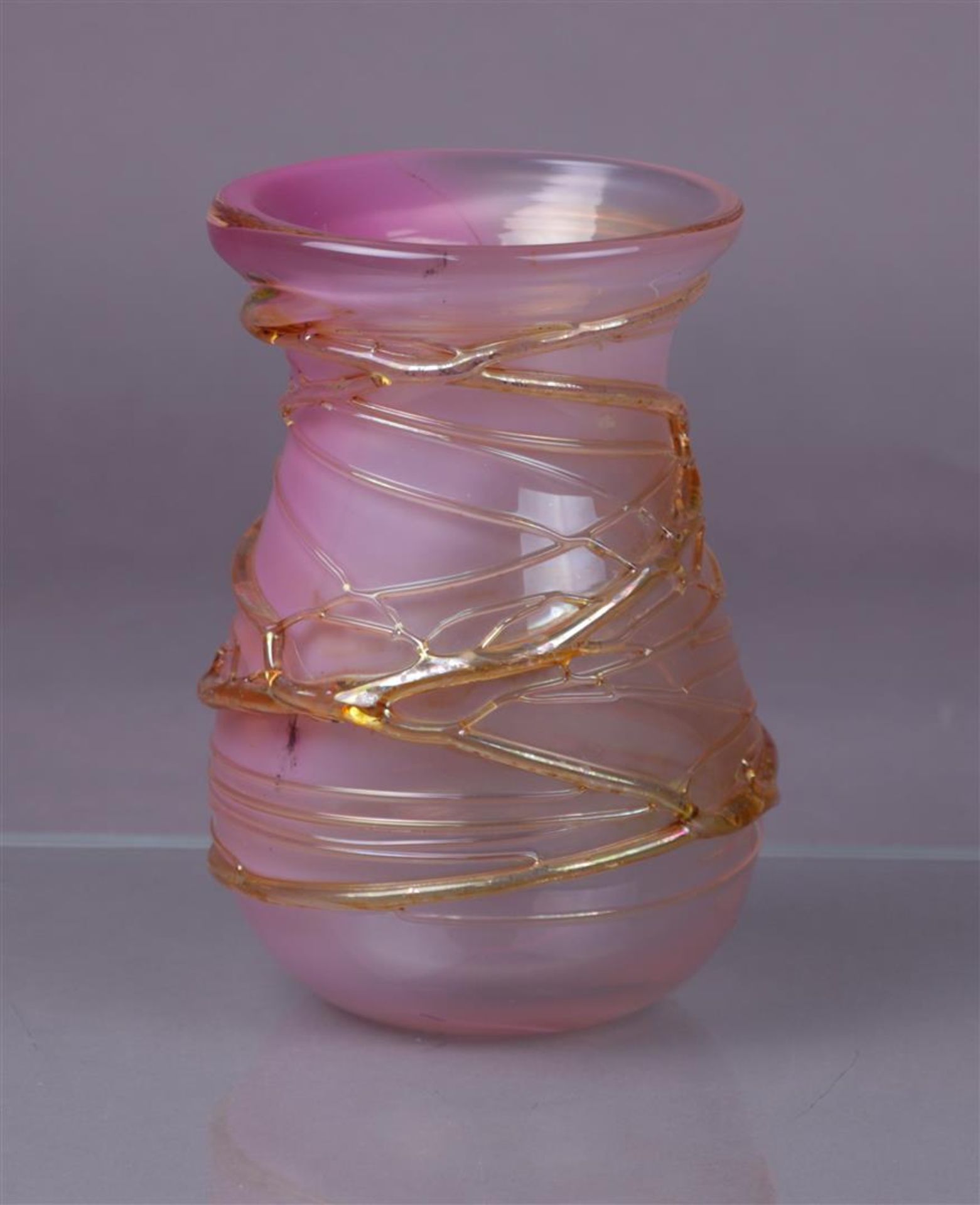 Studio Cristal Val Saint Lambert vase, signed studio cristal 141/1995. - Bild 2 aus 5