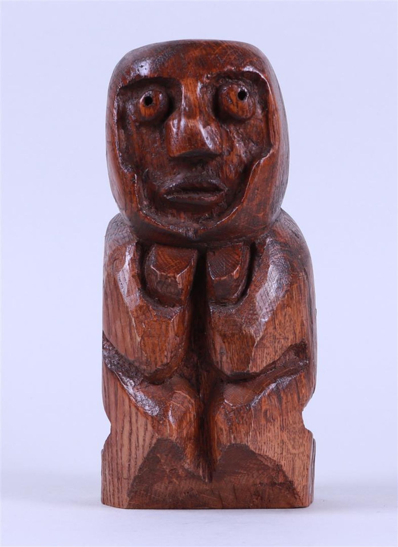 Possibly Henry Heerup (Frederiksberg 1907 - 1993 Vanl¿se), Totem, bears signature (in the foot), oak