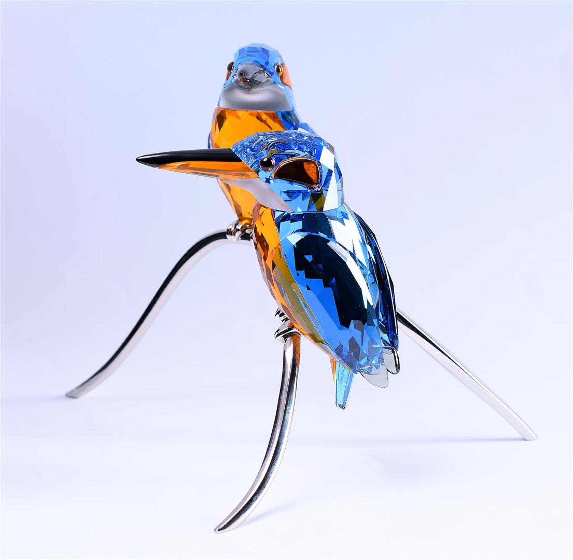 Swarovski, kingfishers, year of issue 2008, 945090. Includes original box.
H. 15,5 cm. - Image 5 of 8