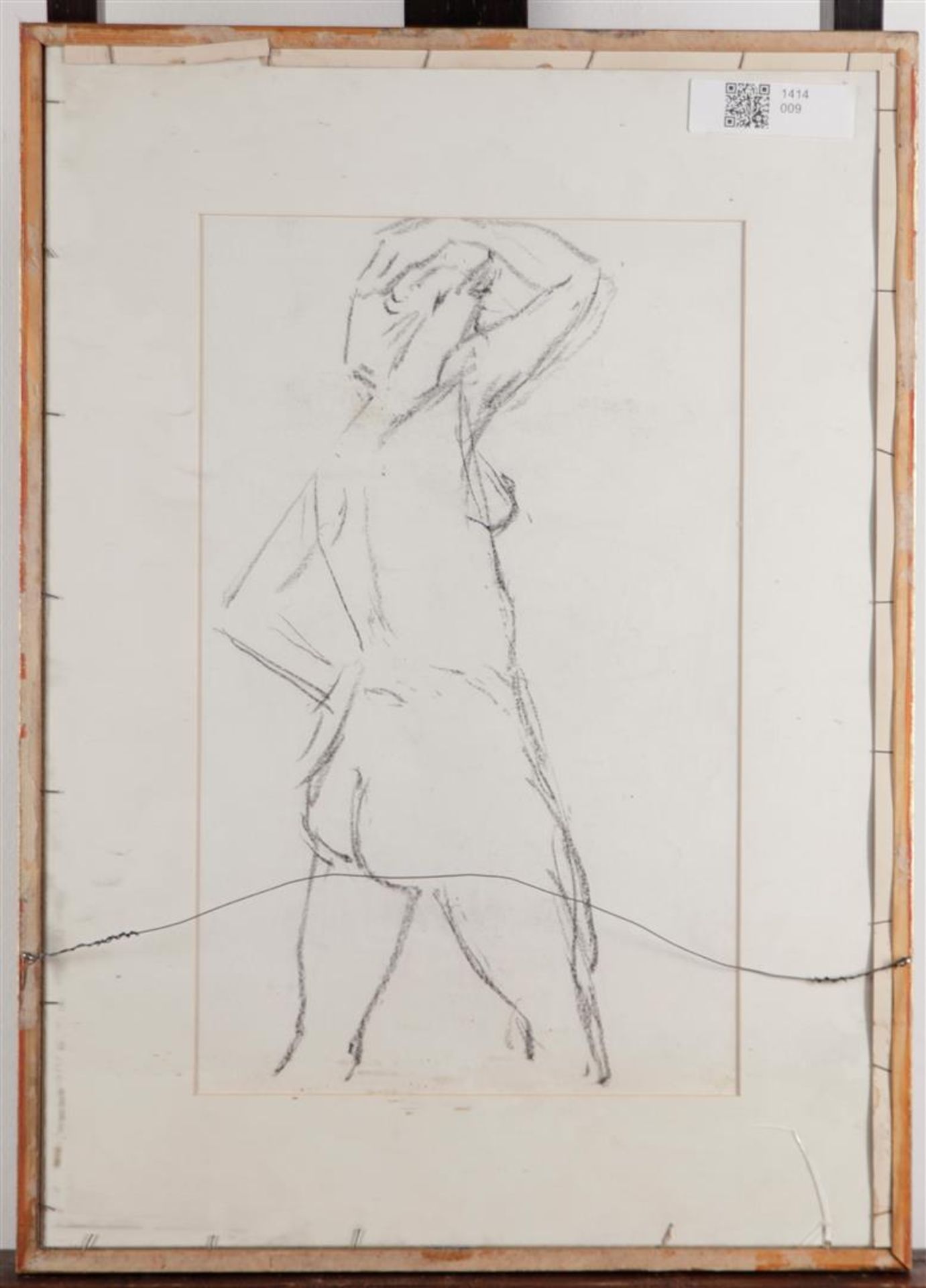 Jan Altink (Groningen 1885 - 1971),Sitting nude (recto); standing nude (verso), dating from ca. 1930 - Image 3 of 3