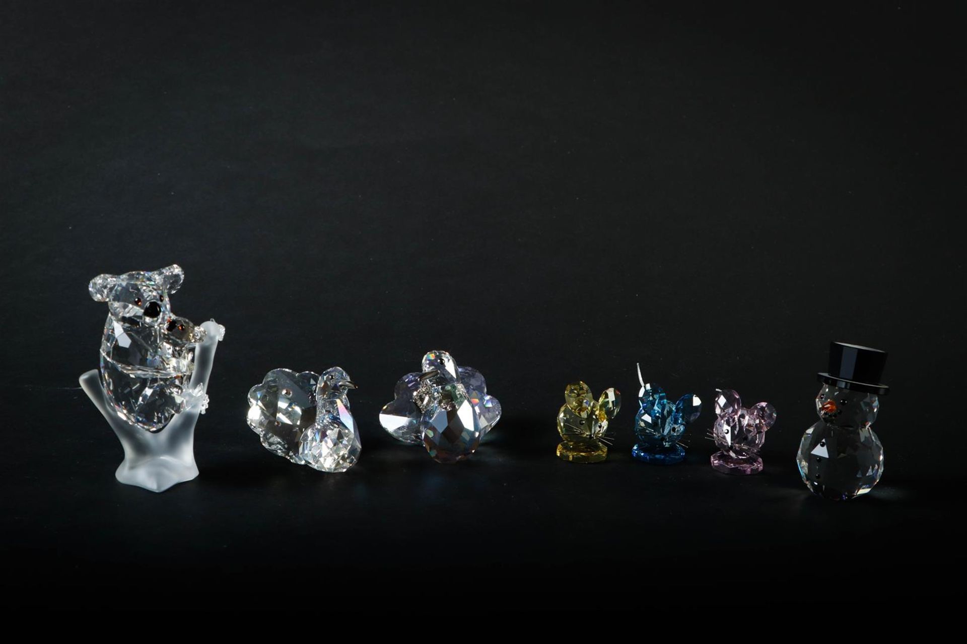 Swarovski, various figures, 955423, 1143415, 5243778 & 5135852.