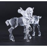 Swarovski, Foals, Year of issue 2003, 627637. Includes original box.
11,9 x 9,2 cm.