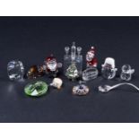 Swarovski, lot with various Christmas ornaments. In box.