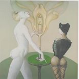 LŽonor Fini (Buenos Aires 1908 - 1996 Paris), Senza totolo, color lithograph, signed and numbered '1