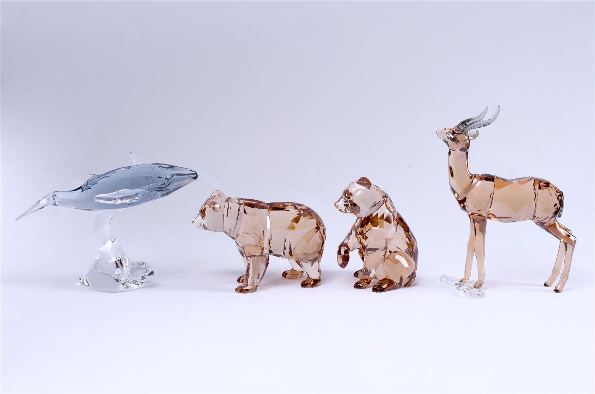 Swarovski, Young Whale 1096741, Young Bears 5236593 & Young gazelle 5301551. In original box. - Image 3 of 4
