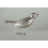 Silver table piece / spreader in the shape of a thrush, 3rd amount. 166.9 gr.
15 x 10 cm.