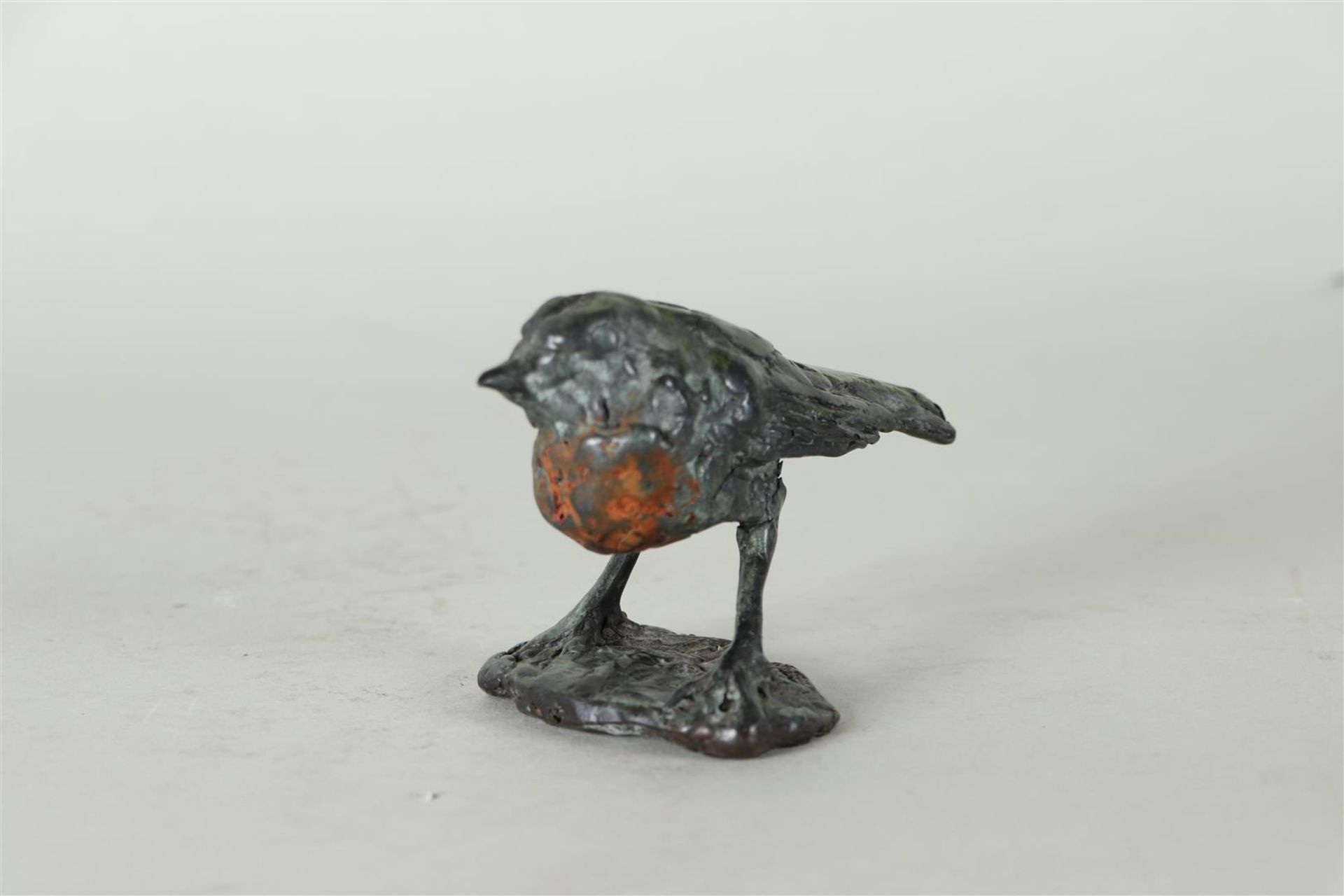 Vera de Haas (Noordwijk 1954), A lot consisting of various bronze birds, including a one-tailed tit  - Image 6 of 12