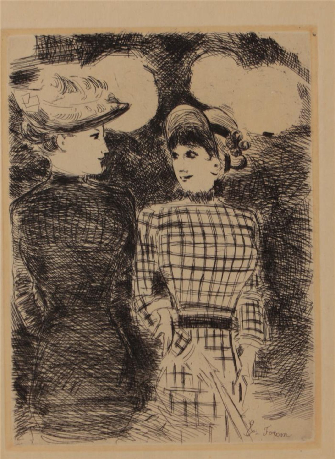 Paul Signac (Paris, 1863 - 1935), Paris: Le Pont des Arts ave Remorqueurs (1927), signed (in the pla - Image 2 of 3