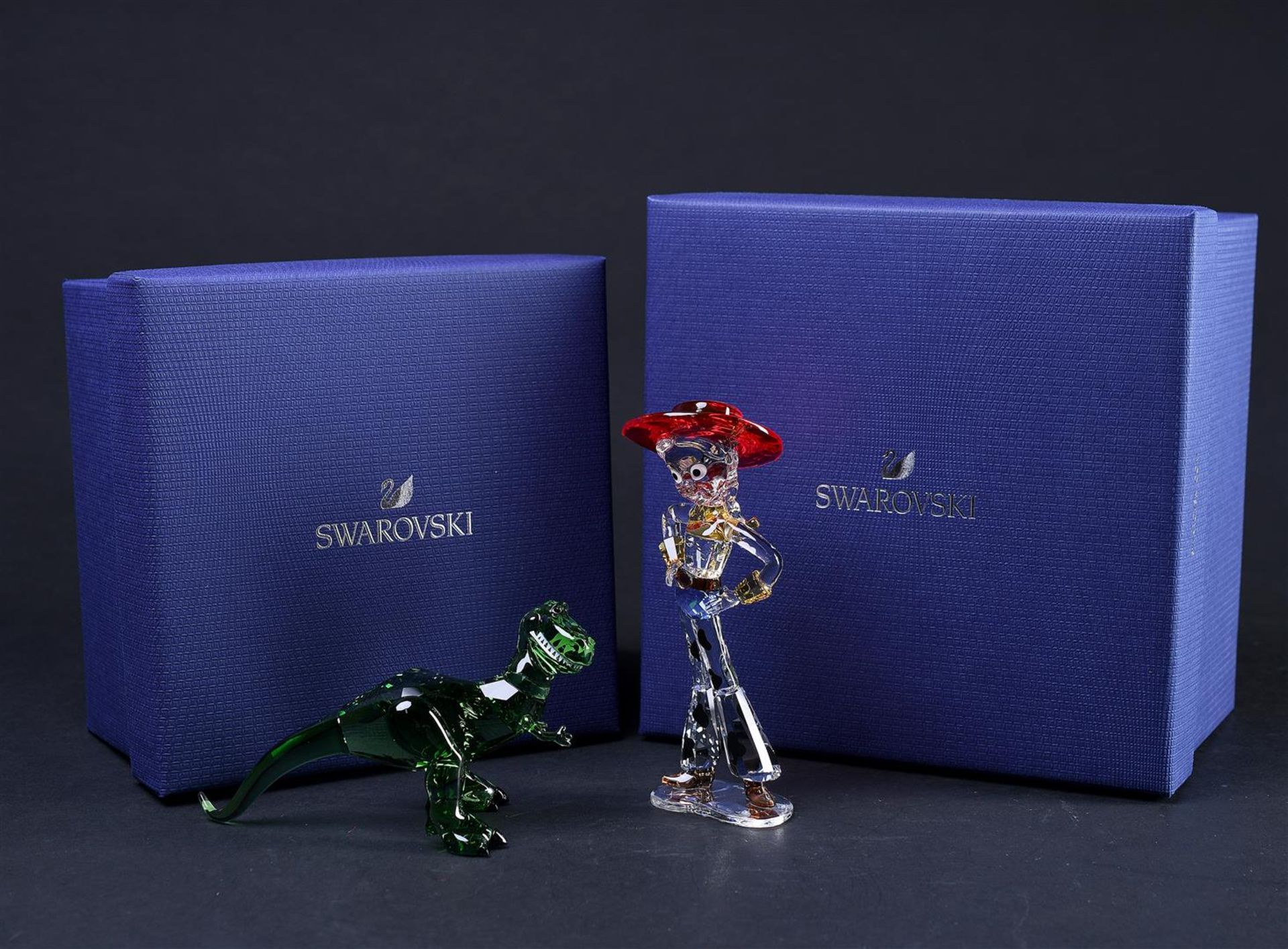 Swarovski, Toy story Rex and Jessie, 5492734 & 5492686. Year of release 2020. In original box. - Image 6 of 6