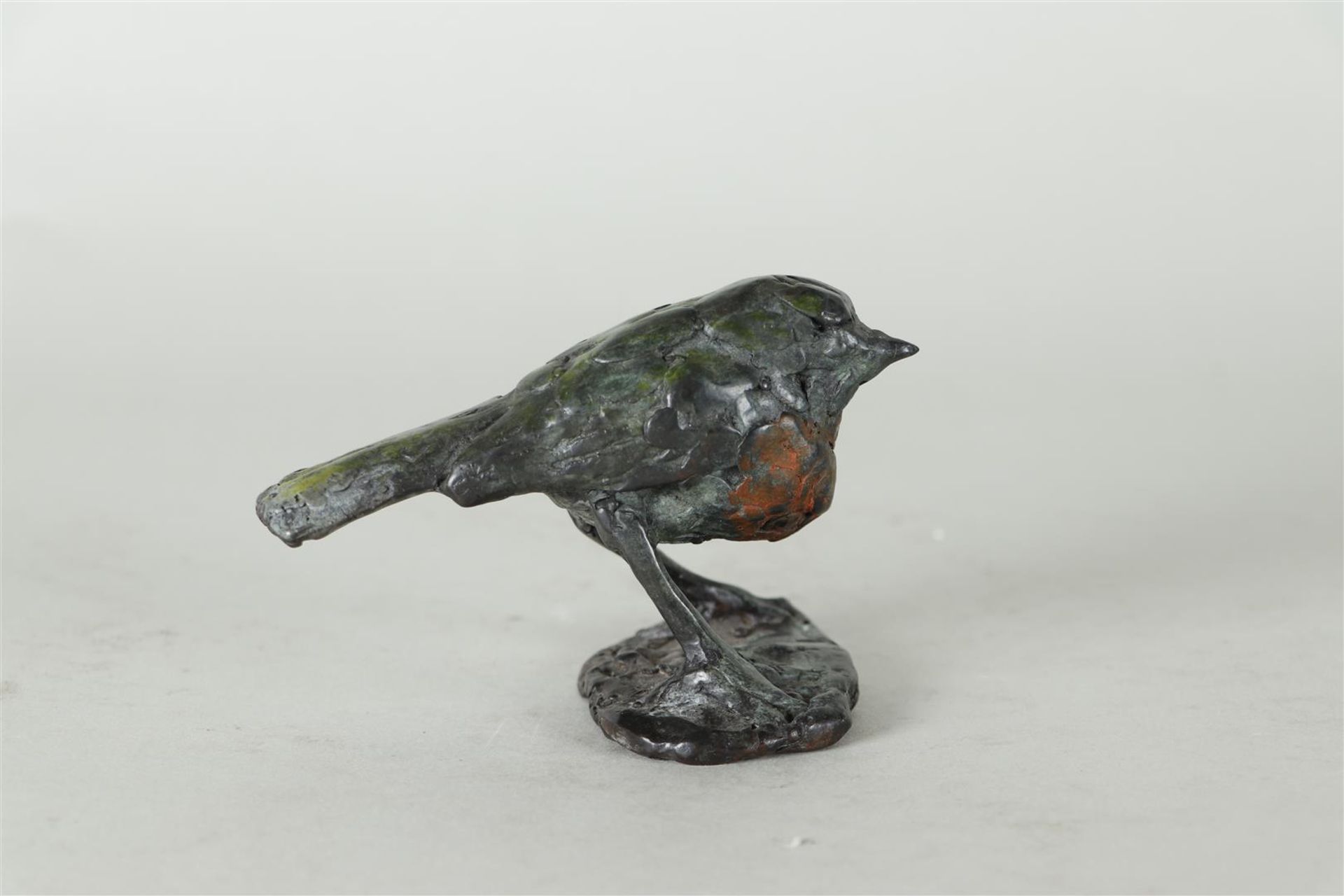Vera de Haas (Noordwijk 1954), A lot consisting of various bronze birds, including a one-tailed tit  - Bild 3 aus 12
