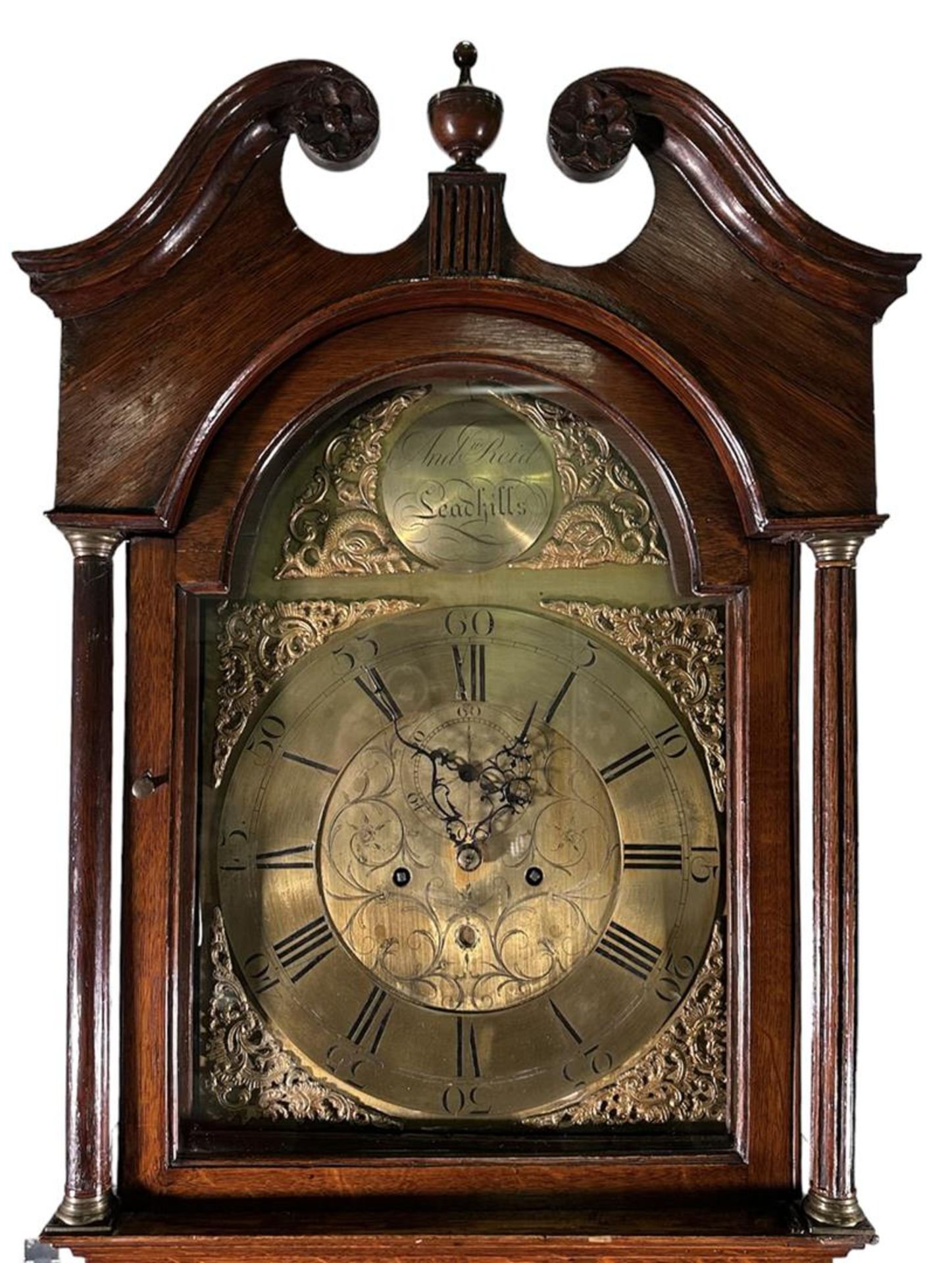 An English Grandfather clock. 18th century. - Bild 3 aus 3